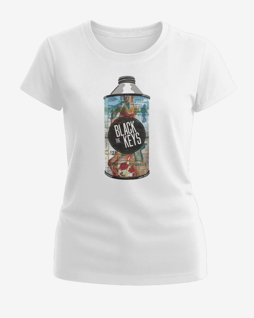 Polera de Mujer Blanco de The black keys  3