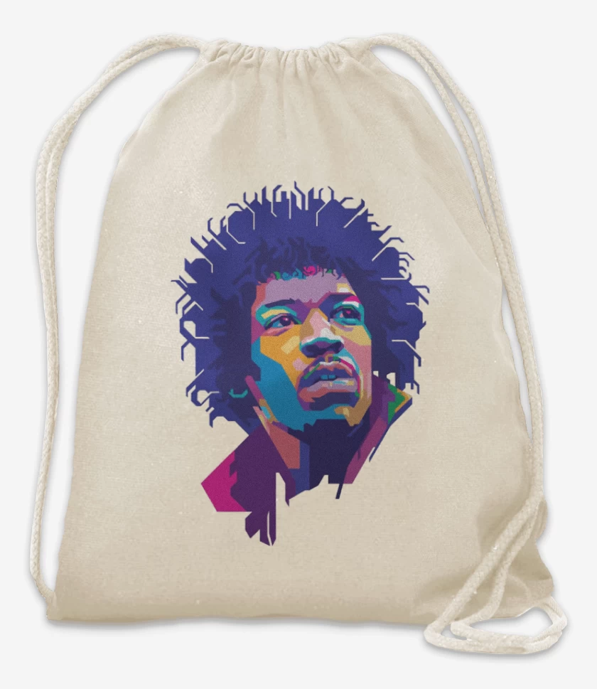 Mochila Blanco de Jimmy hendrix 