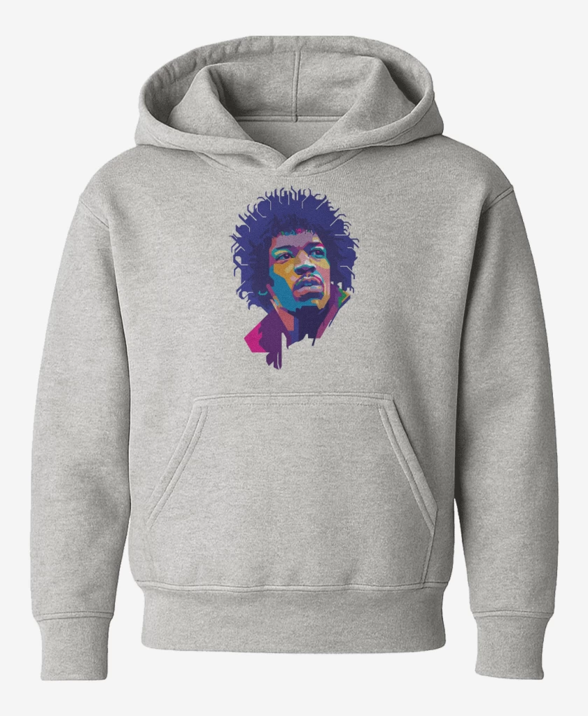 Poleron de niño Gris Melange de Jimmy hendrix 