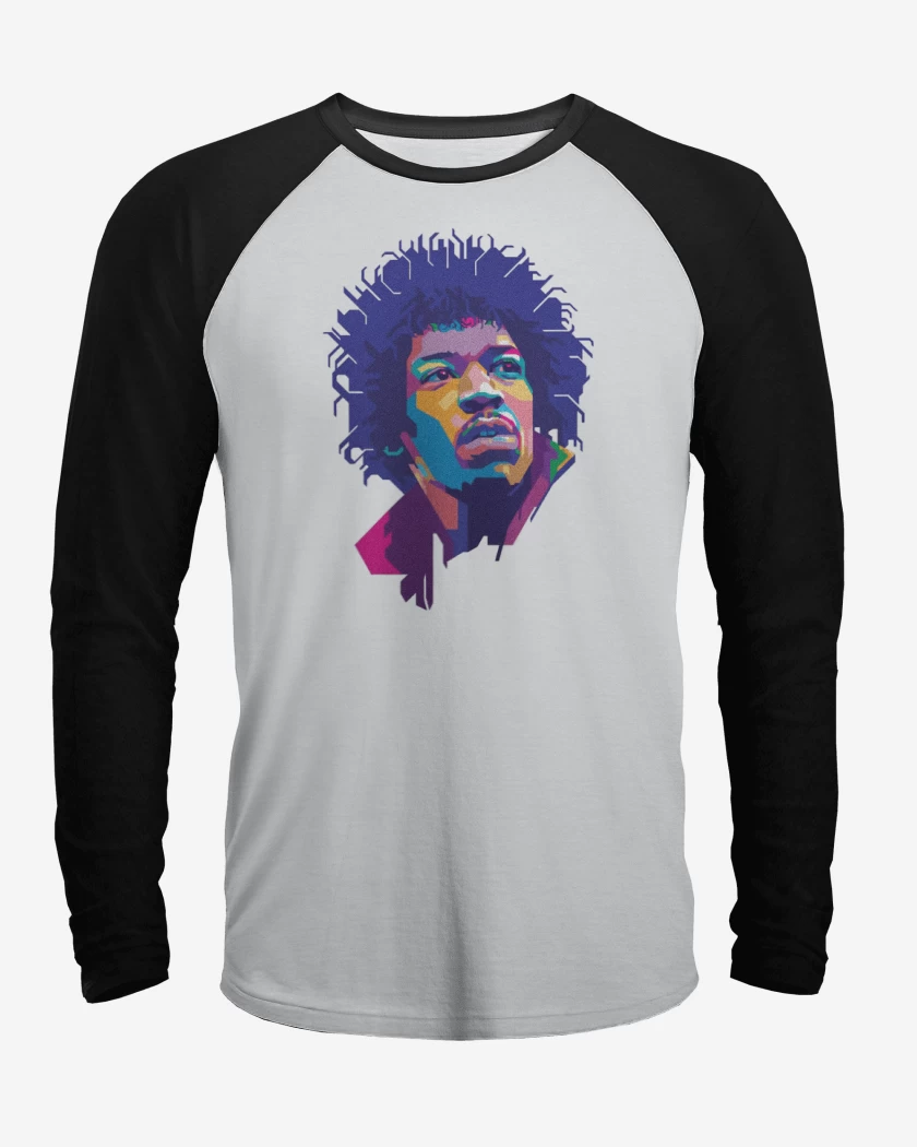 Polera Raglan Jimmy hendrix 