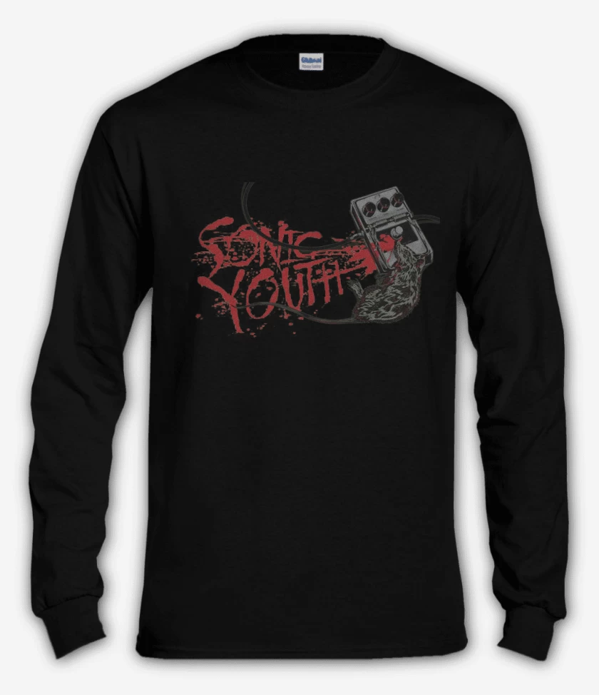Polera manga larga Negro de Sonic Youth
