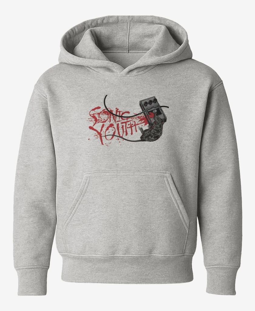 Poleron de niño Gris Melange de Sonic Youth
