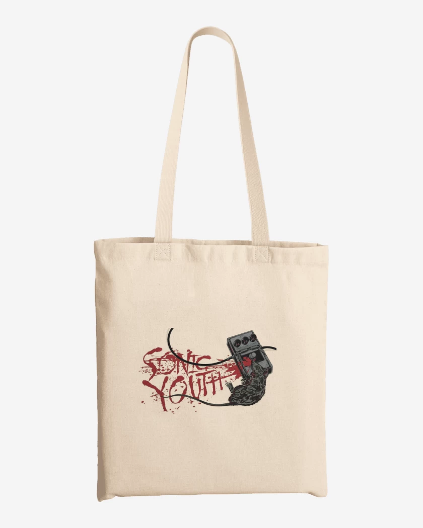 Totebag Blanco de Sonic Youth