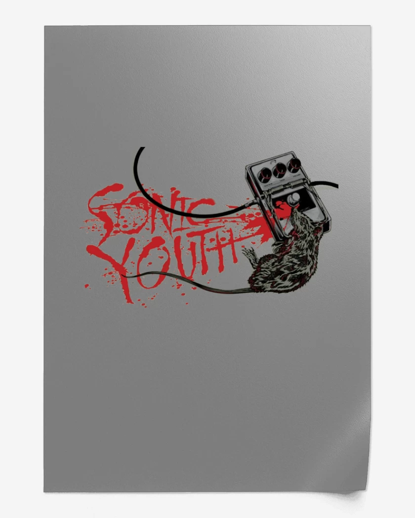 Print Gris Melange de Sonic Youth