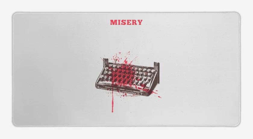 Mouse pad Gamer Blanco de Misery