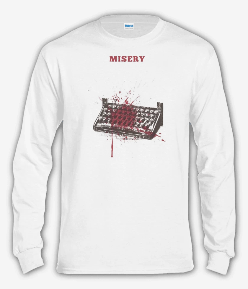 Polera manga larga Blanco de Misery