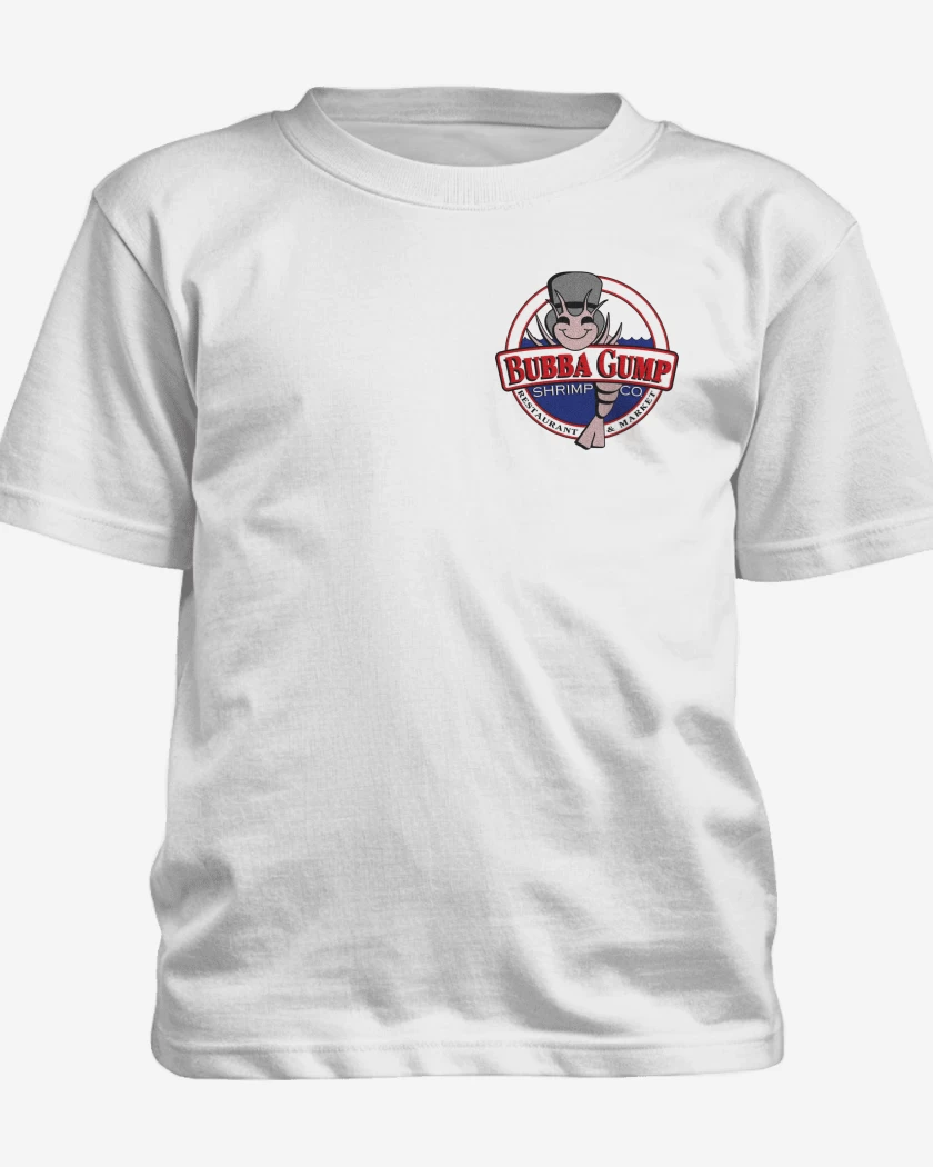Polera de niño Blanco de Bubba Gump
