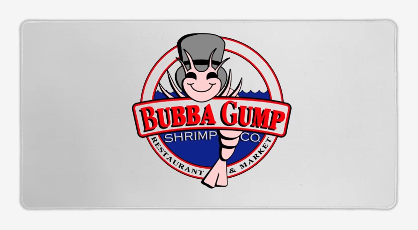 Mouse pad Gamer Blanco de Bubba Gump