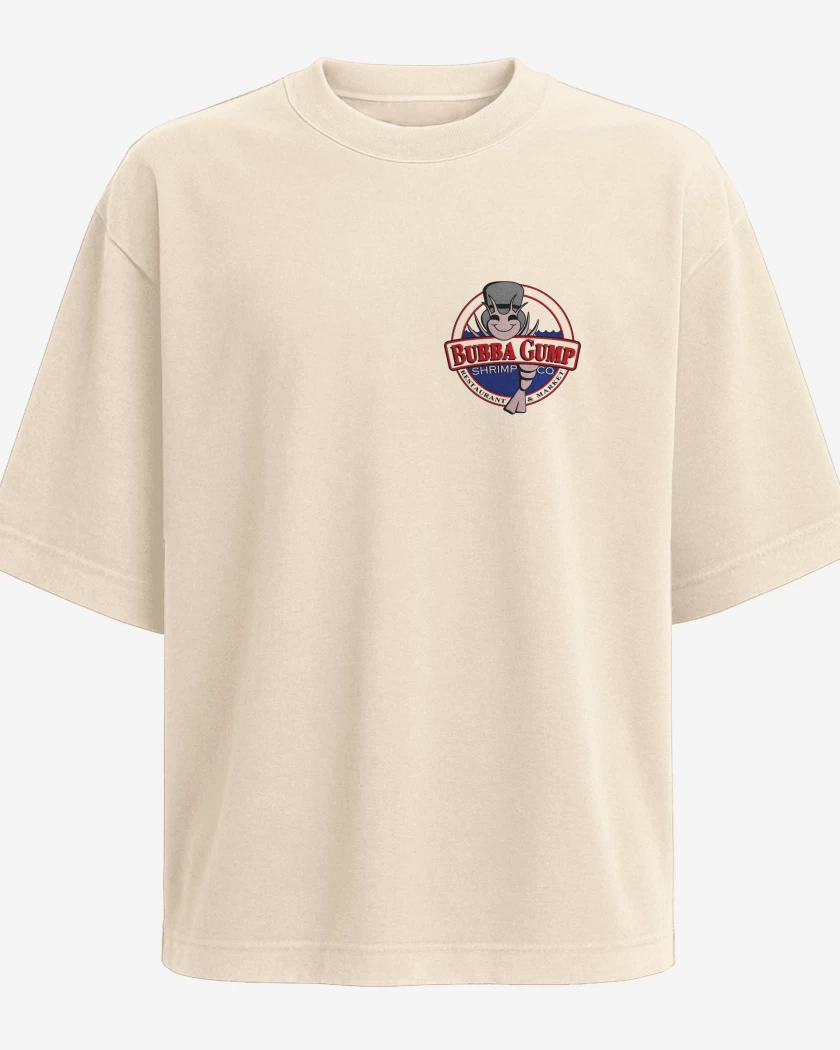 Polera Oversize Beige de Bubba Gump