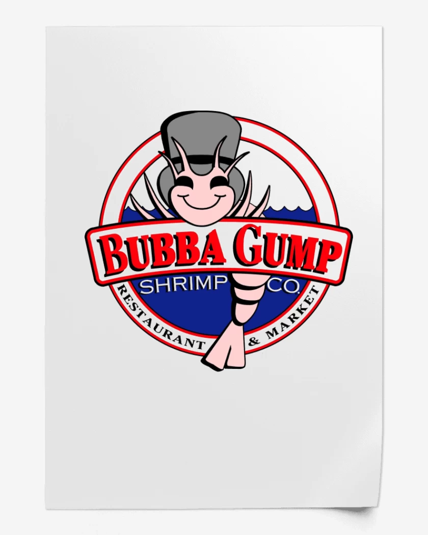 Print Blanco de Bubba Gump