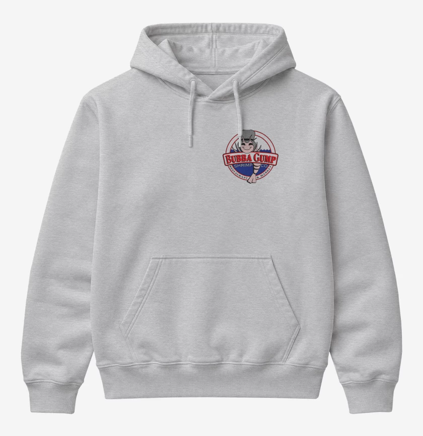Poleron Canguro básico Gris Melange de Bubba Gump