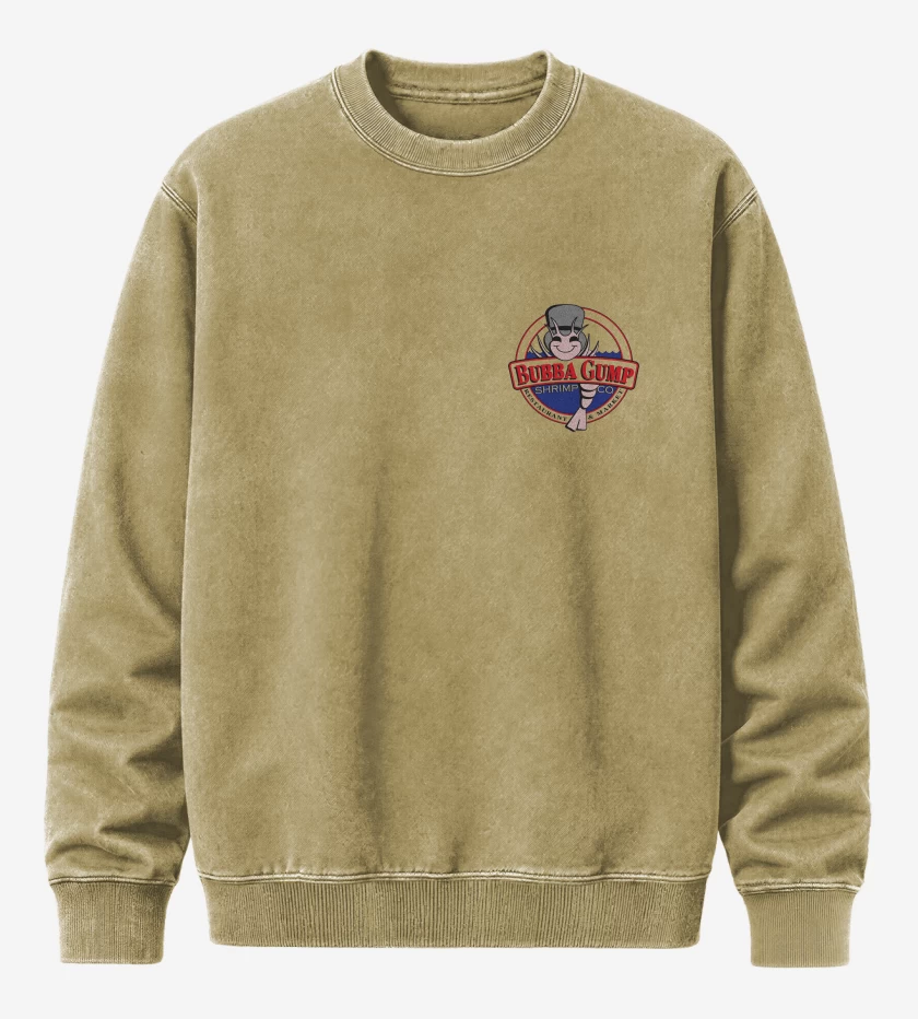 Poleron Polo Acid Wash Beige de Bubba Gump