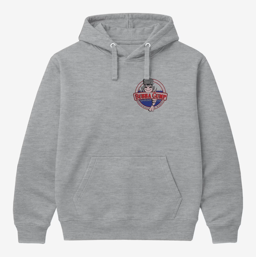 Polerón Canguro Gris Melange de Bubba Gump