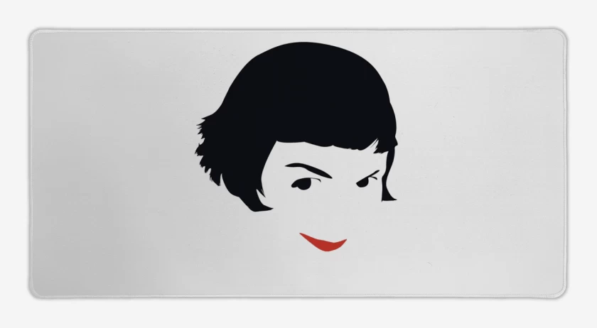 Mouse pad Gamer Blanco de Amelie