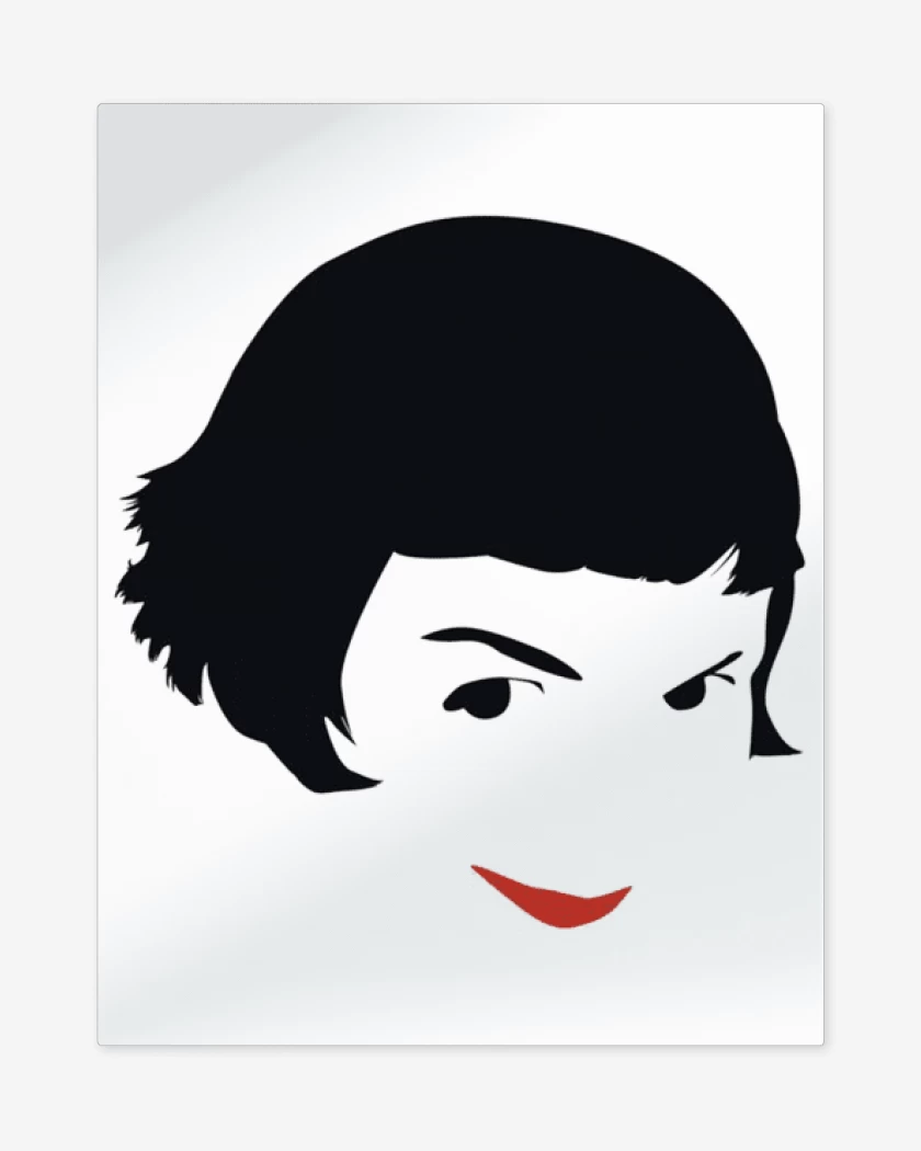 Print metalico Blanco de Amelie