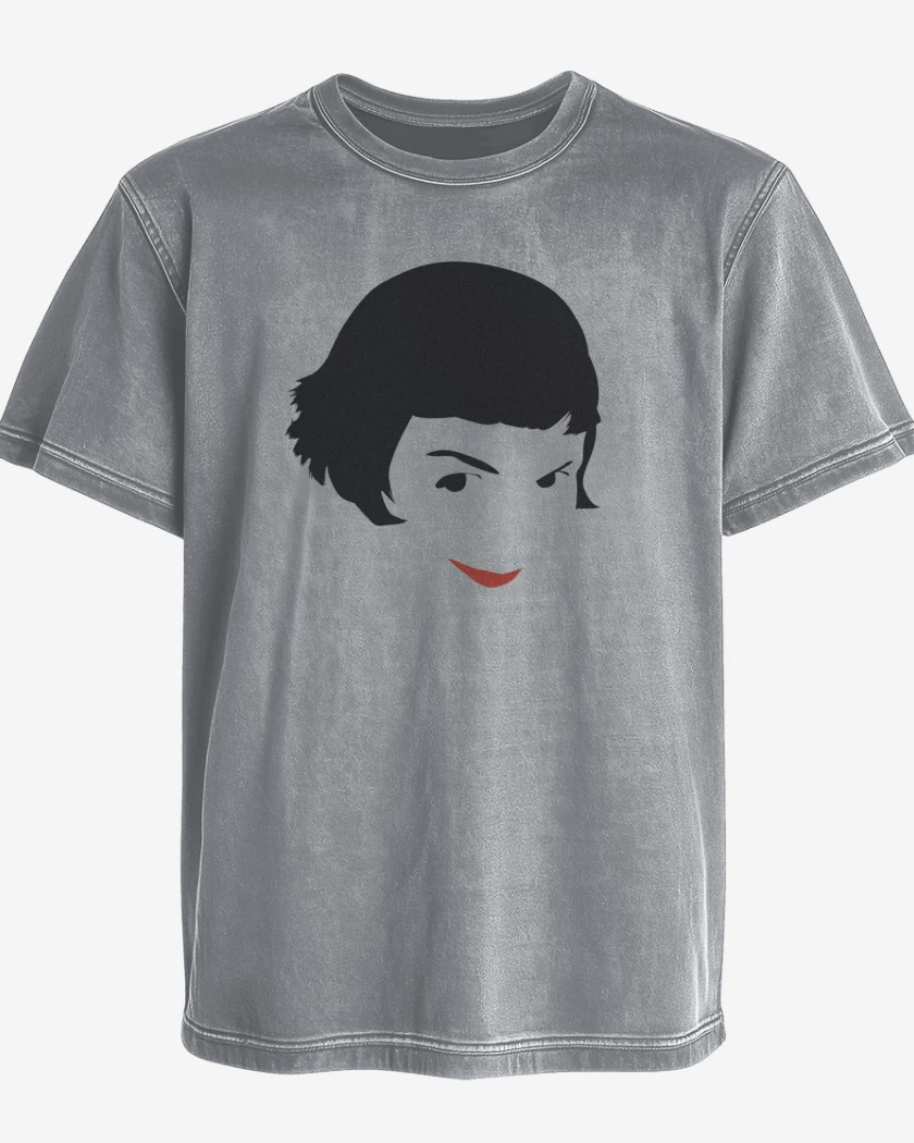 Polera desgastada Gris Melange de Amelie