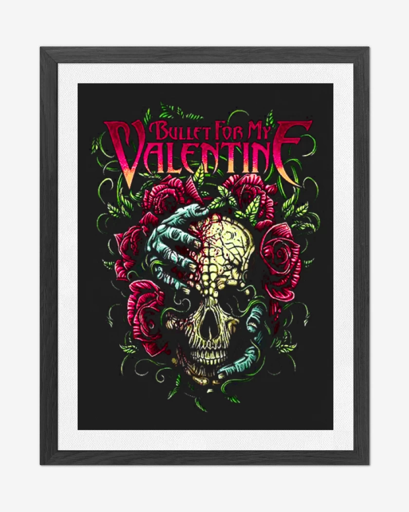 Cuadro decorativo Negro de Bullet for my valentine