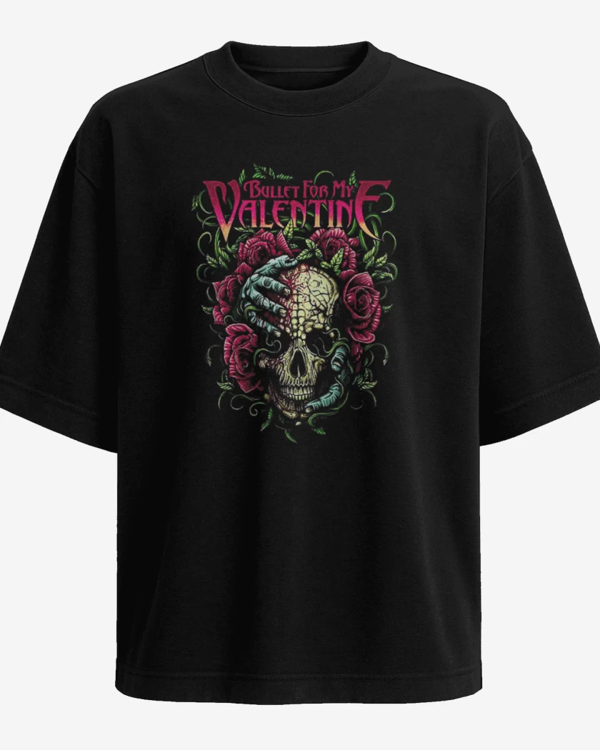 Polera Oversize Bullet for my valentine
