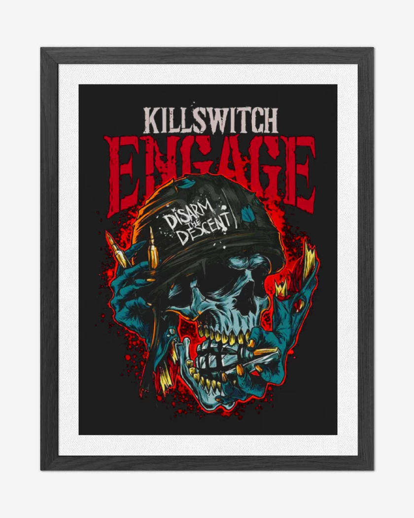 Cuadro decorativo Negro de Killswitch engage 