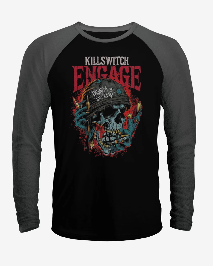 Polera Raglan Negro / Negro Heather de Killswitch engage 