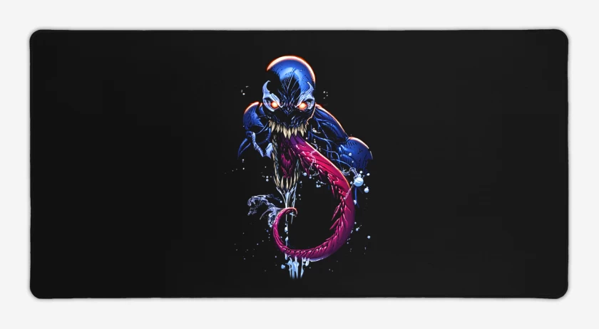 Mouse pad Gamer Negro de venom 5