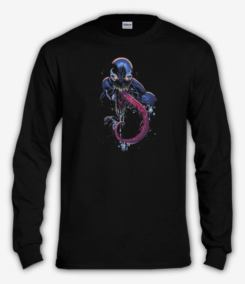 Polera manga larga Negro de venom 5