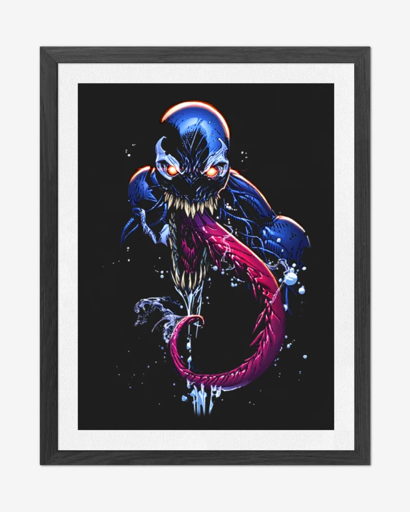Cuadro decorativo Negro de venom 5