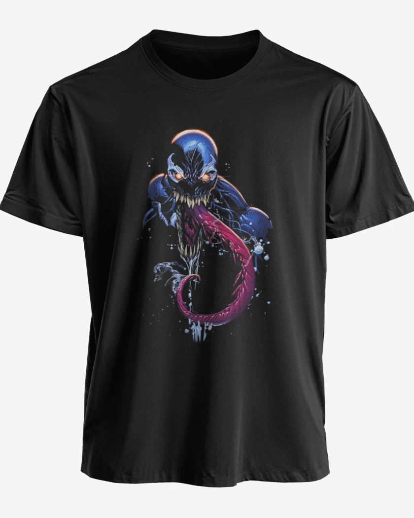 Polera premium Negro de venom 5
