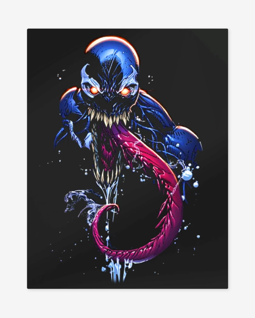 Print metalico Negro de venom 5