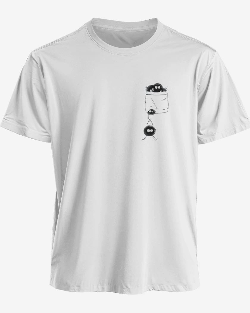 Polera Totoro bolsillo