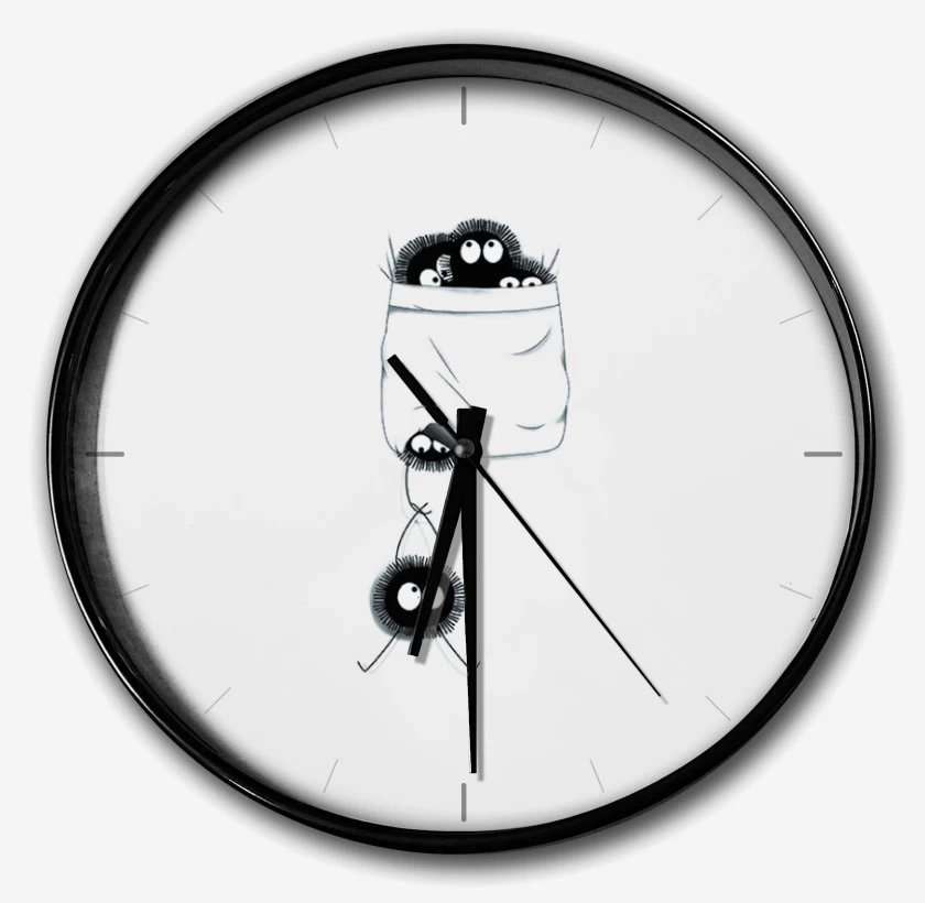 Reloj Blanco de Totoro bolsillo