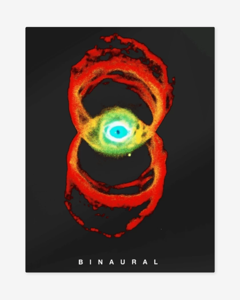 Print metalico Negro de Binaural