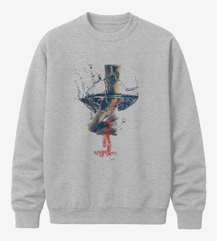Poleron polo Gris Melange de Whiplash