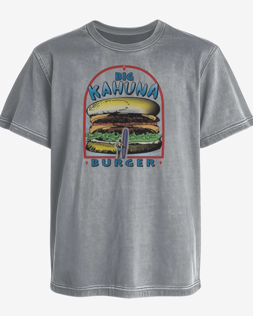Polera desgastada Gris Melange de Big kahuna