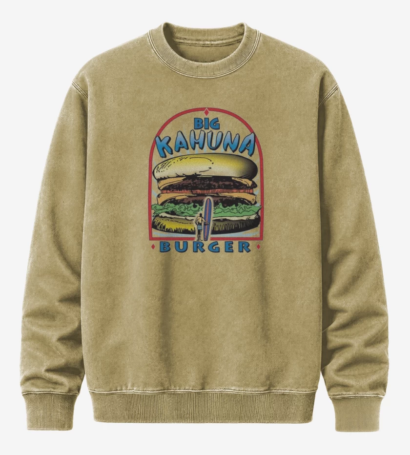 Poleron Polo Acid Wash Beige de Big kahuna