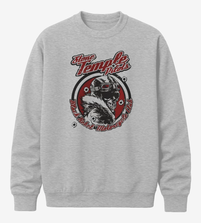 Poleron polo Gris Melange de stone temple pilots  3