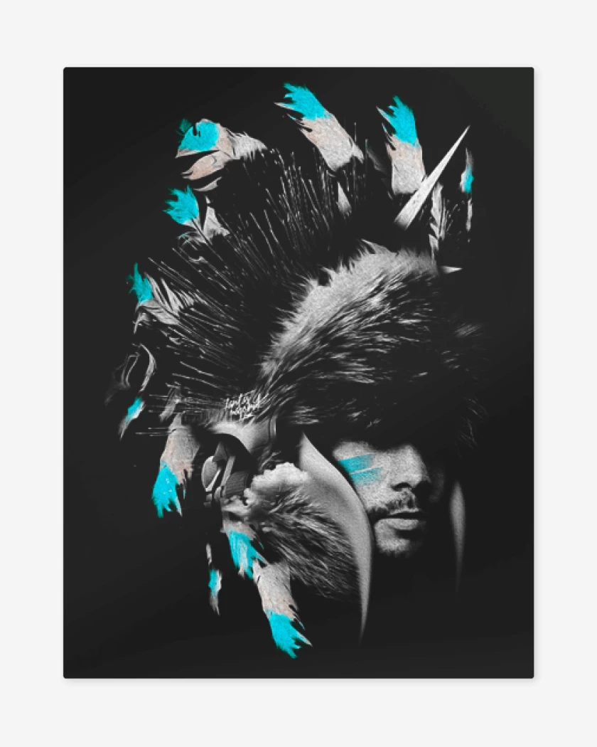 Print metalico Negro de Jay Kay 