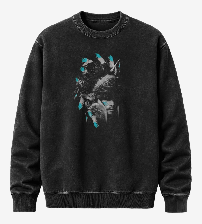 Poleron Polo Acid Wash Negro de Jay Kay 