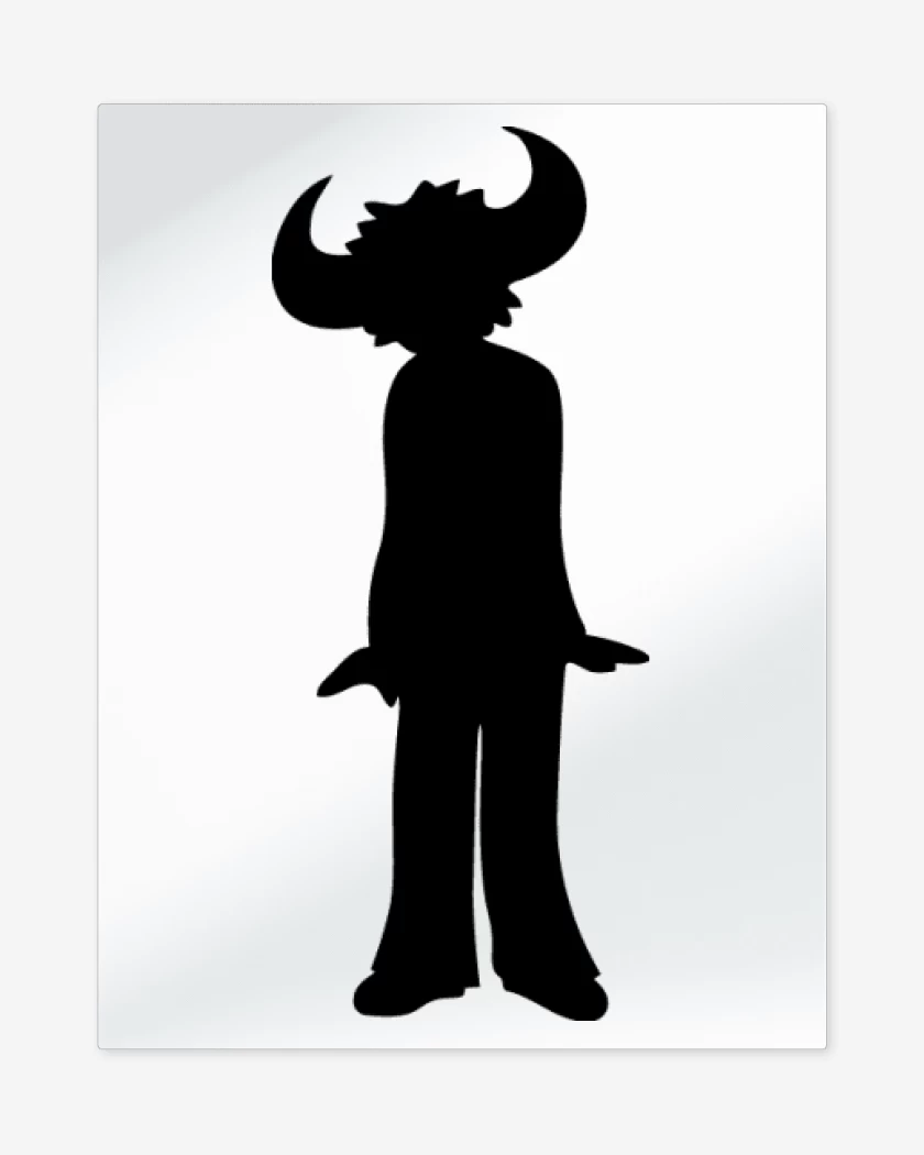 Print metalico Blanco de jamiroquai