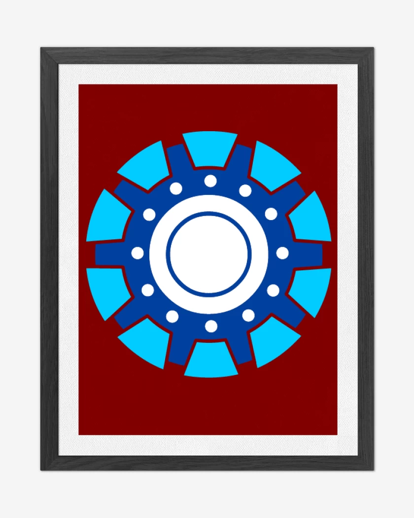 Cuadro decorativo Rojo de Iron Man - Reactor v1