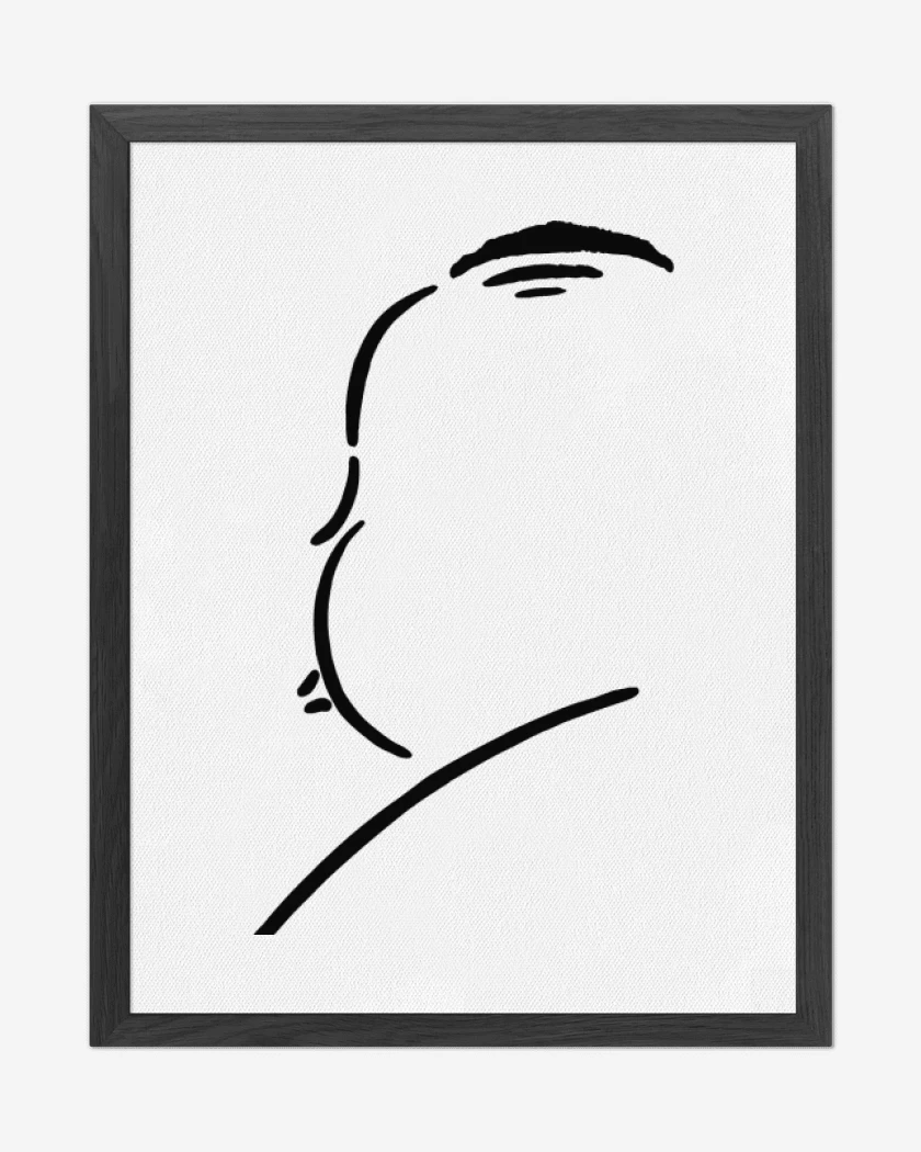 Cuadro decorativo Blanco de Hitchcock