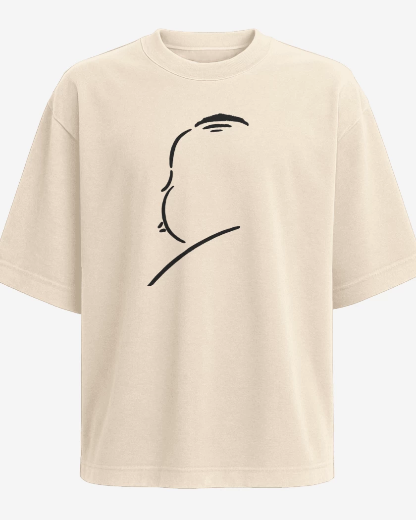 Polera Oversize Beige de Hitchcock