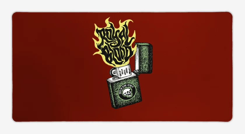 Mouse pad Gamer Rojo de Royal blood 