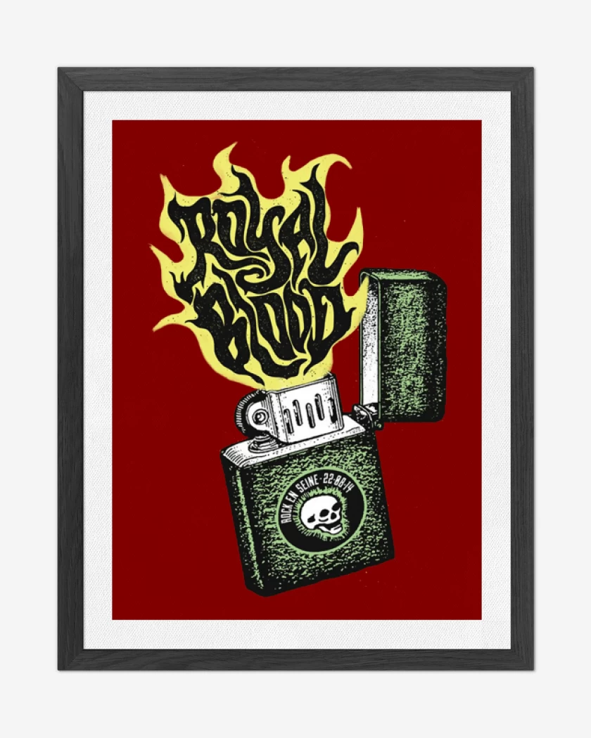 Cuadro decorativo Rojo de Royal blood 