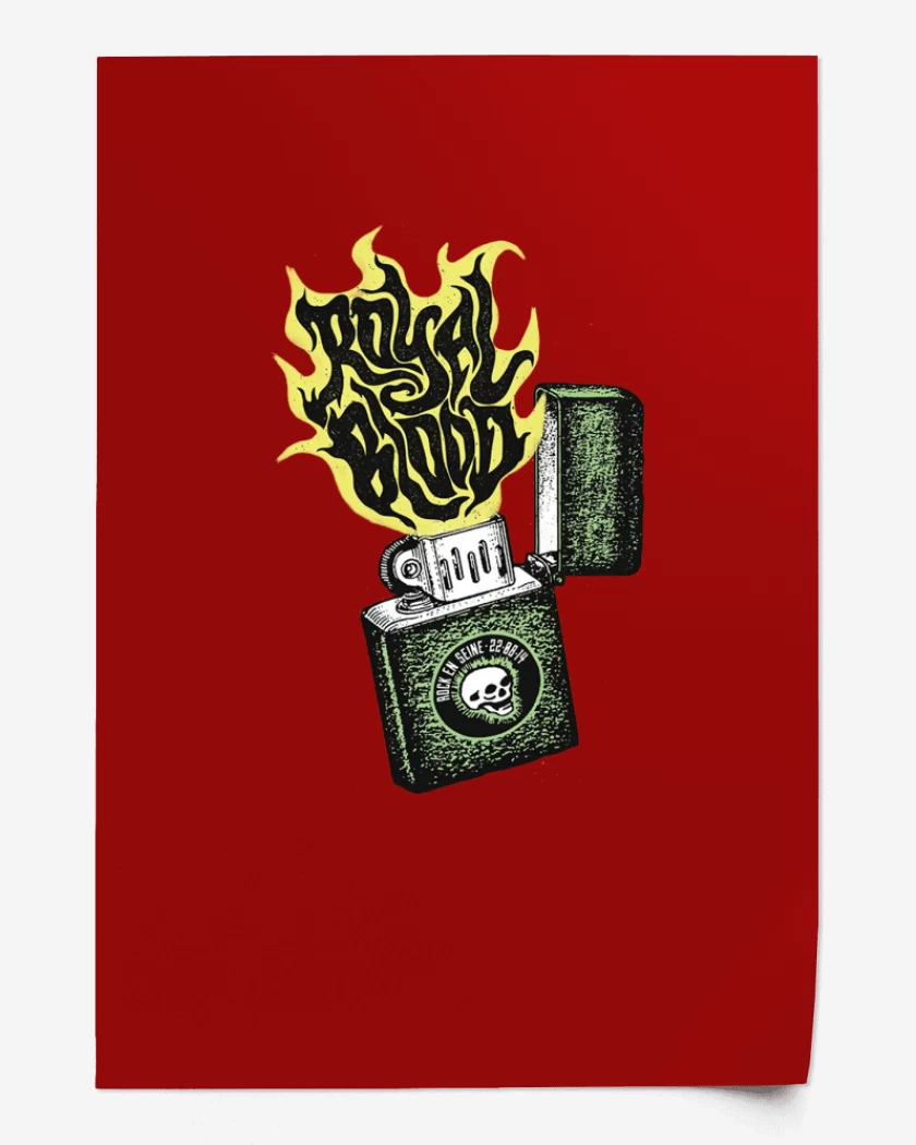 Print Royal blood 