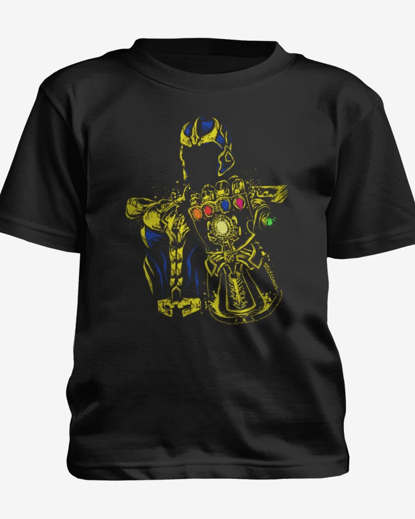 Polera de niño Negro de Titan Thanos
