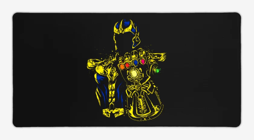 Mouse pad Gamer Negro de Titan Thanos