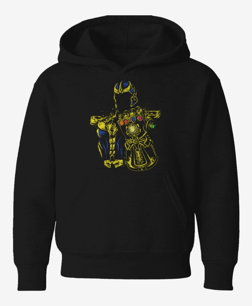 Poleron de niño Negro de Titan Thanos