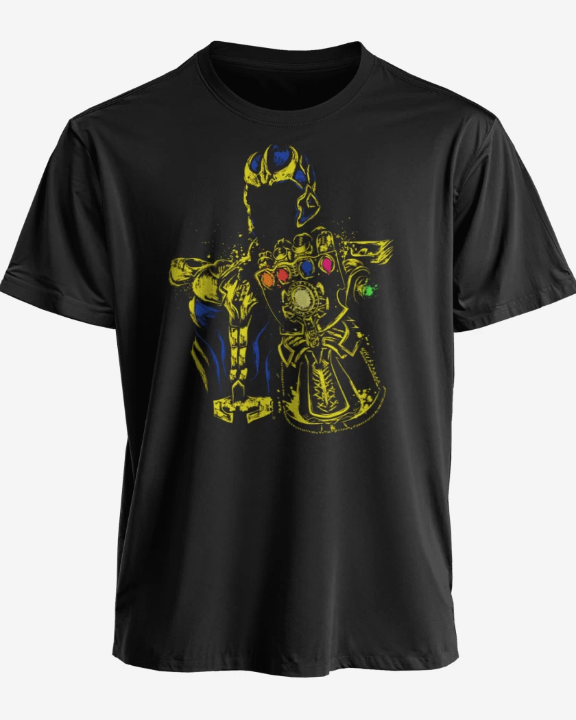Polera premium Negro de Titan Thanos