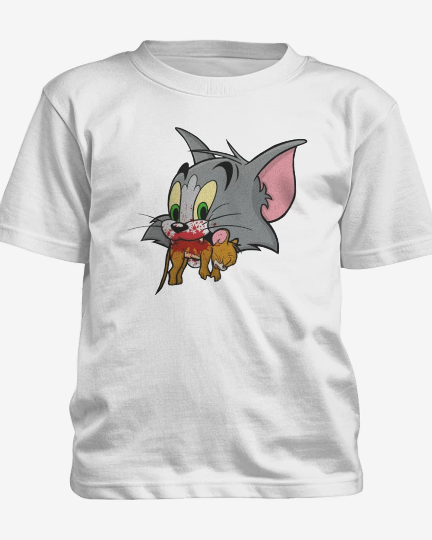 Polera de niño Blanco de Tom y Jerry 